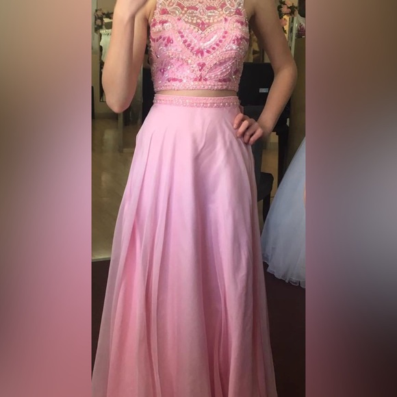 2 Piece Blush-Style Prom Dress - Picture 5 of 5